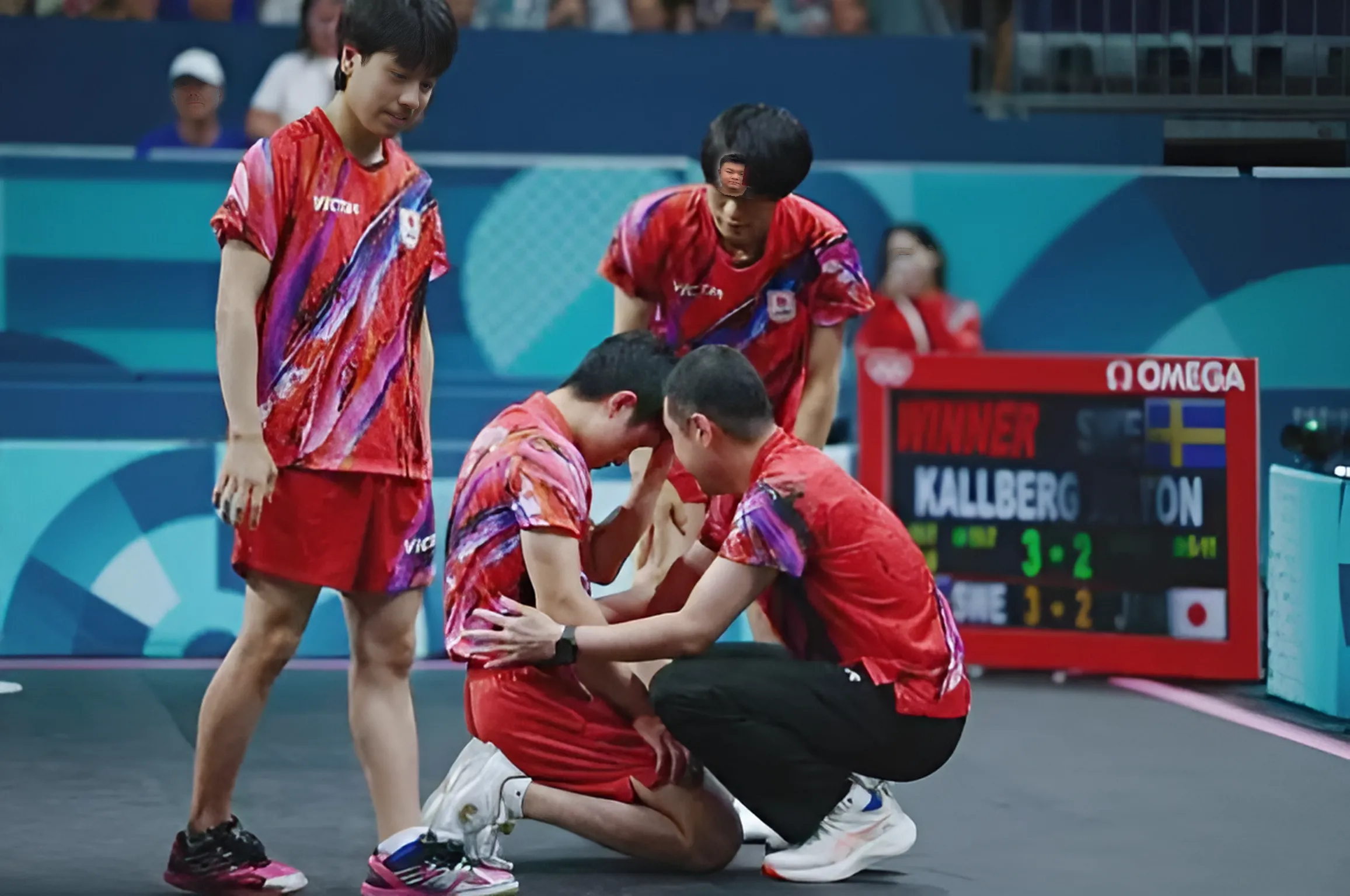 瑞典乒乓球队爆冷德国乒乓球队，马龙送出助攻的简单介绍